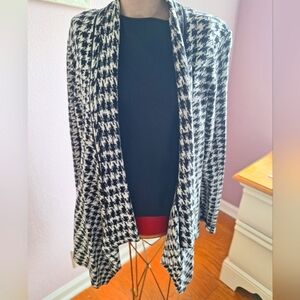 Houndstooth knit Cardigan